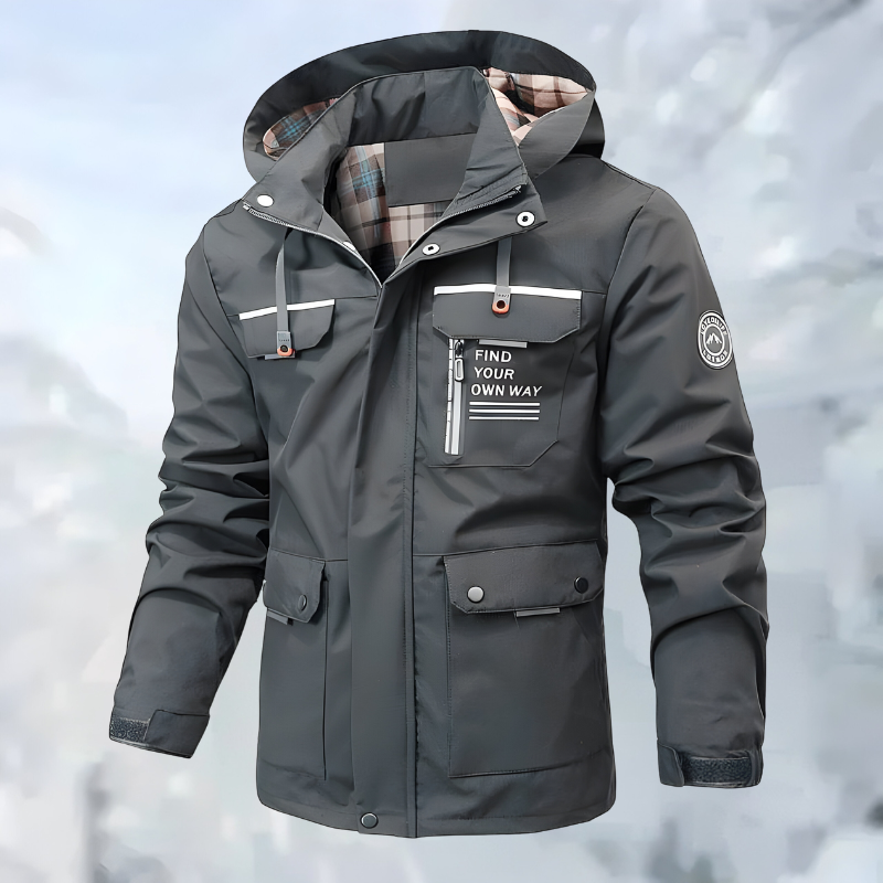 Enzo™ | Stylish Multi-Pocket Outdoor Jacket