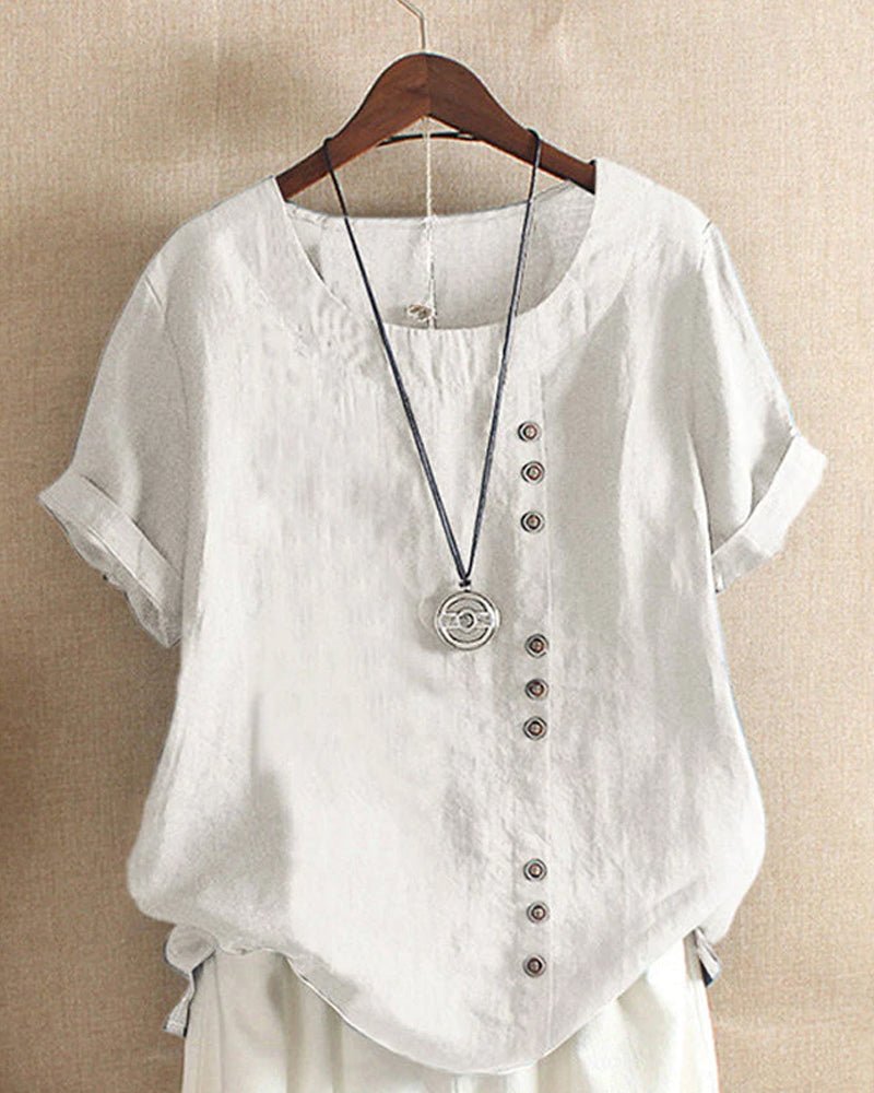 Hannah - Refined Round-Neck Top
