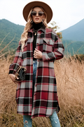 Liva™ | Warm Checked Autumn Coat