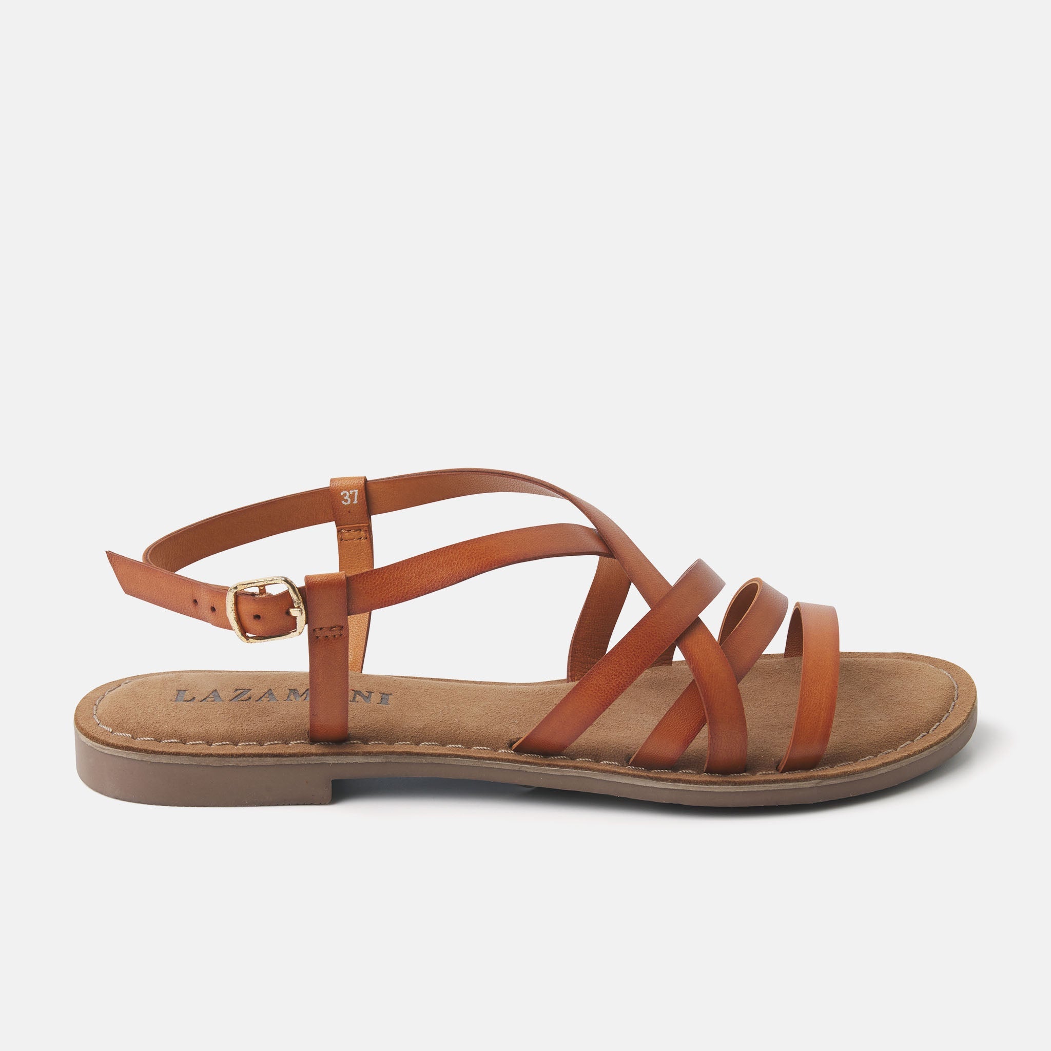 Lucy Women’s Leather Sandals – Tan