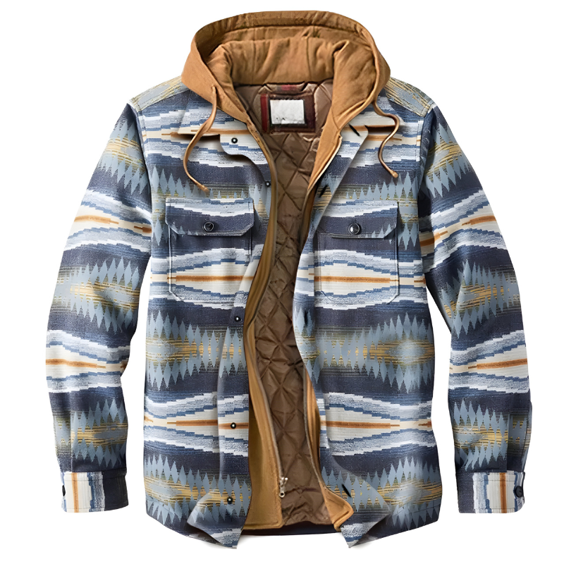 Bram™ | Comfortable Hooded Patchwork Jacket