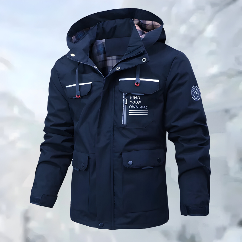 Enzo™ | Stylish Multi-Pocket Outdoor Jacket
