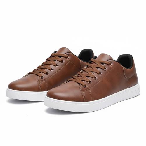 Casual Sneakers – British Leather Shoes for Spring/Summer, Trendy Designer Style