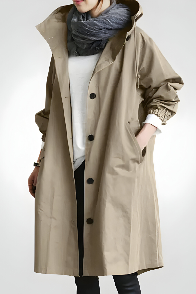 Léa™ | Elegant Autumn Wind & Rain Jacket
