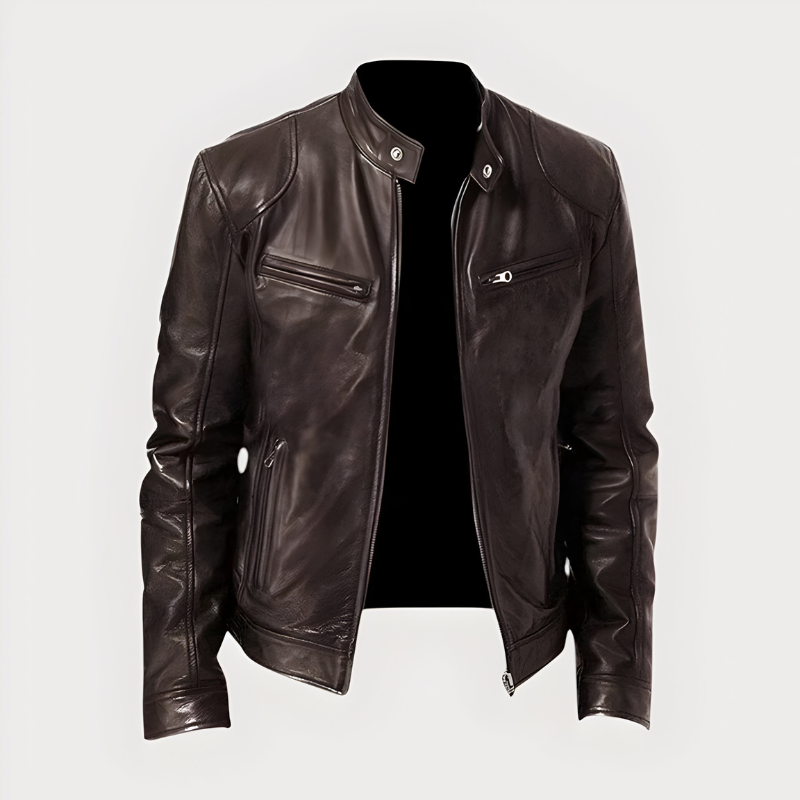 Joren™ | Classic Zip-Up Biker Jacket