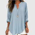 Lenara Stylish Round-Neck Top