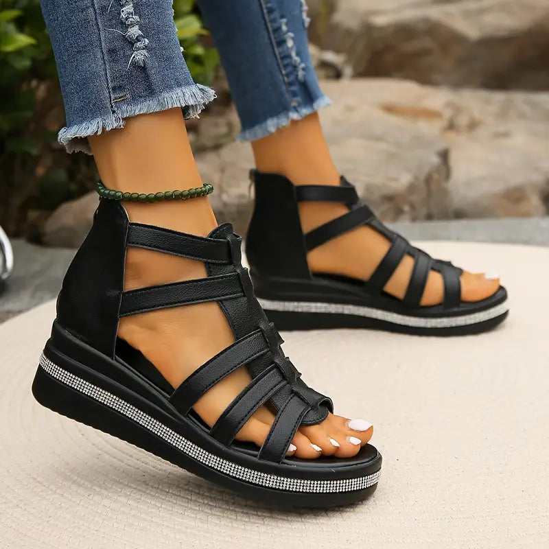 Hannah Elegant 4 cm Heel Sandals