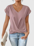 Mahrianne Stylish V-Neck Top