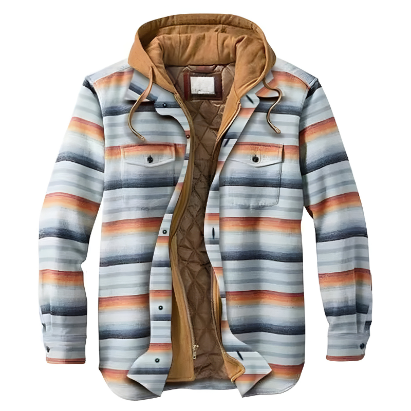 Bram™ | Comfortable Hooded Patchwork Jacket