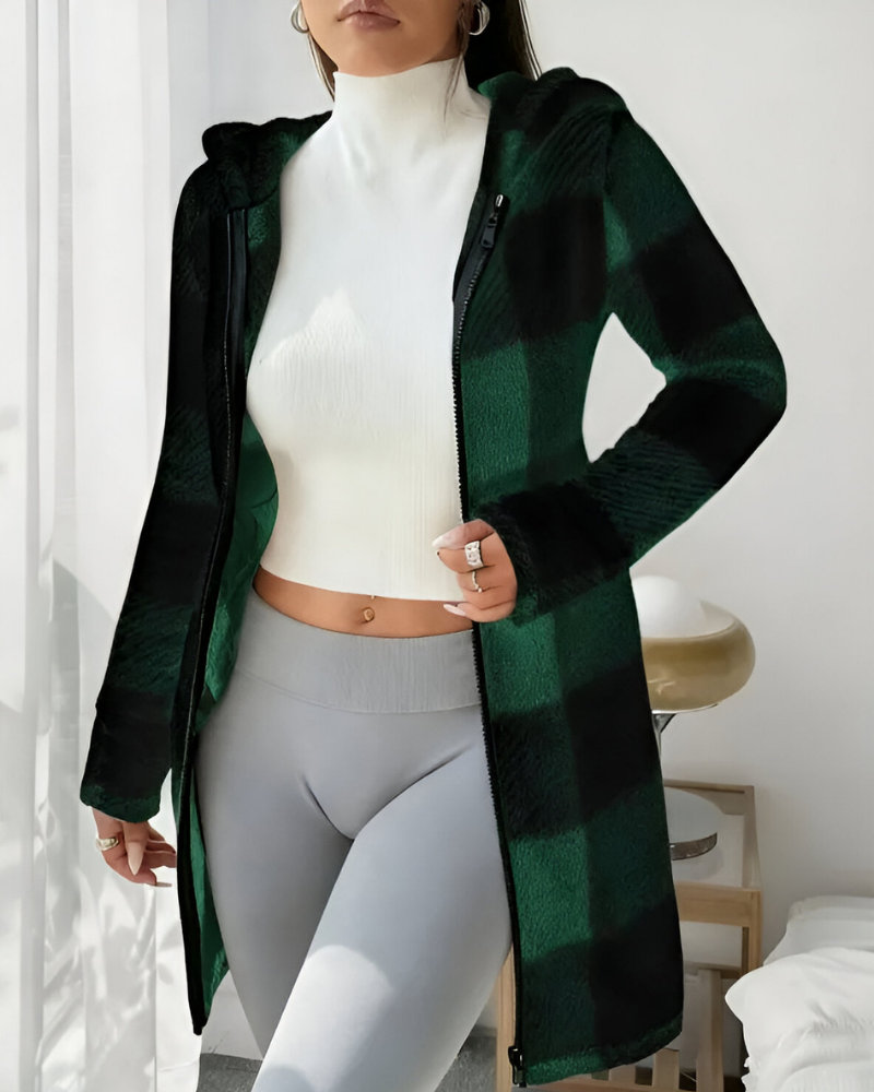 Zari™ | Modern Warm Hooded Jacket