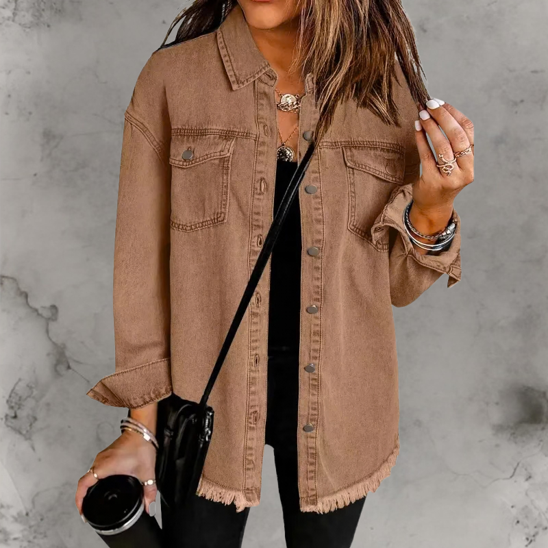 Kian™ | Casual Button-Up Denim Jacket
