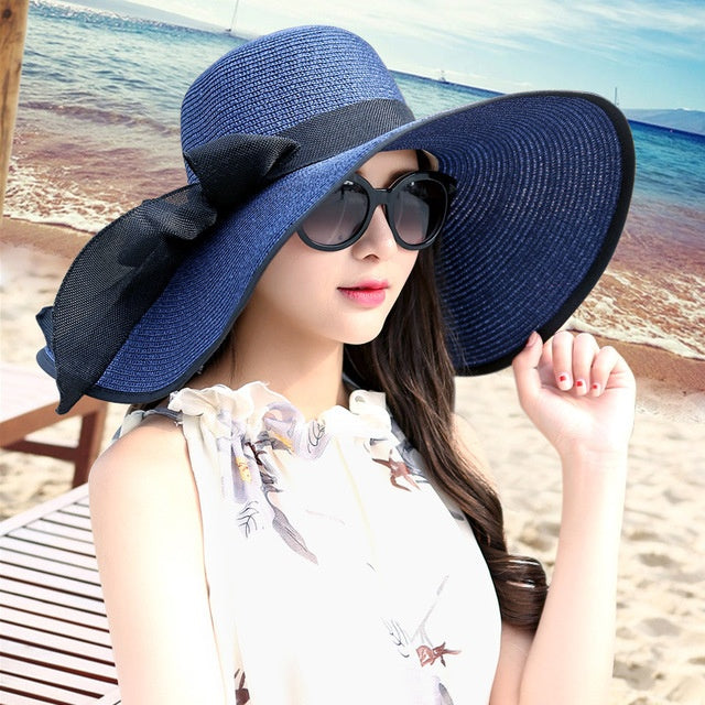 Light Purple Lilac Hat – Straw Beach Sun Protection Hat