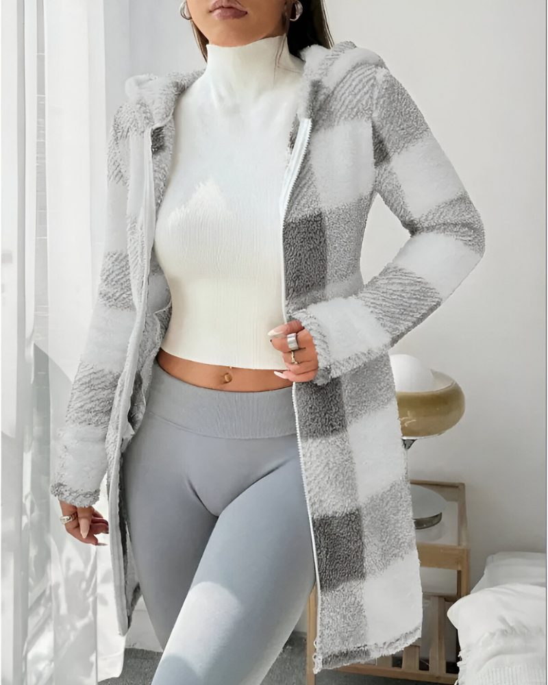 Zari™ | Modern Warm Hooded Jacket