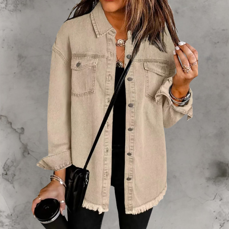Kian™ | Casual Button-Up Denim Jacket