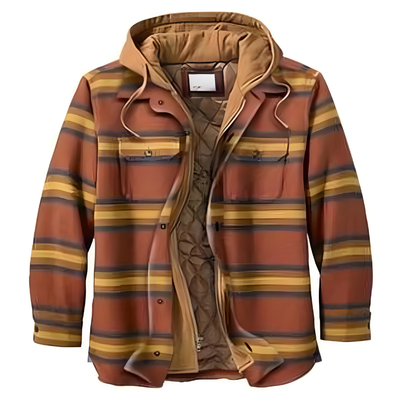 Bram™ | Comfortable Hooded Patchwork Jacket