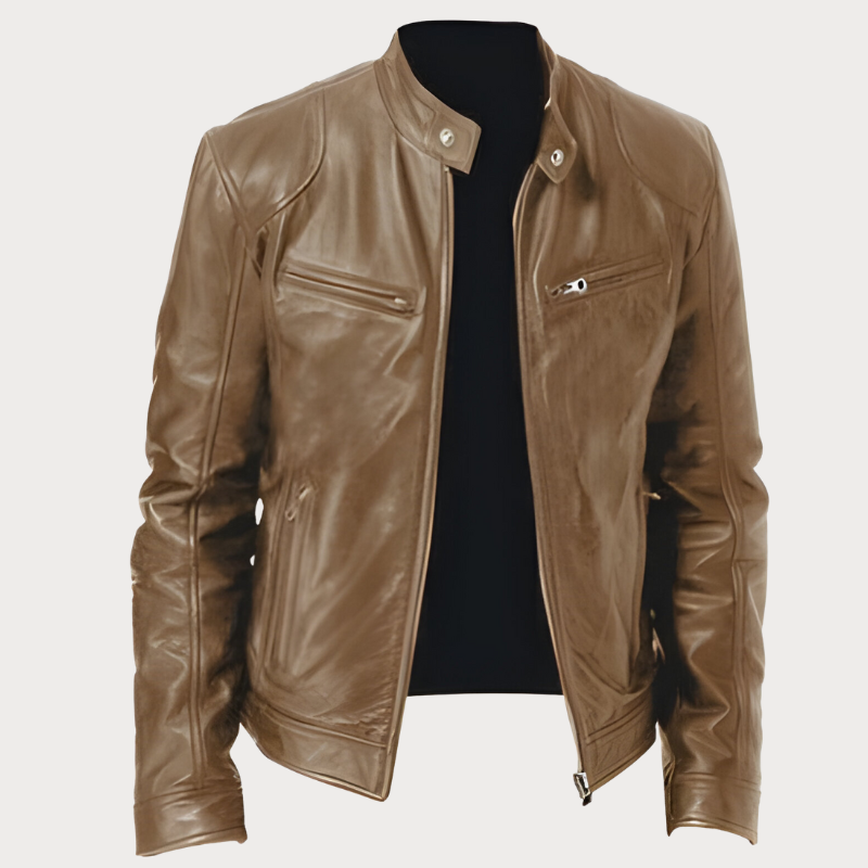 Joren™ | Classic Zip-Up Biker Jacket