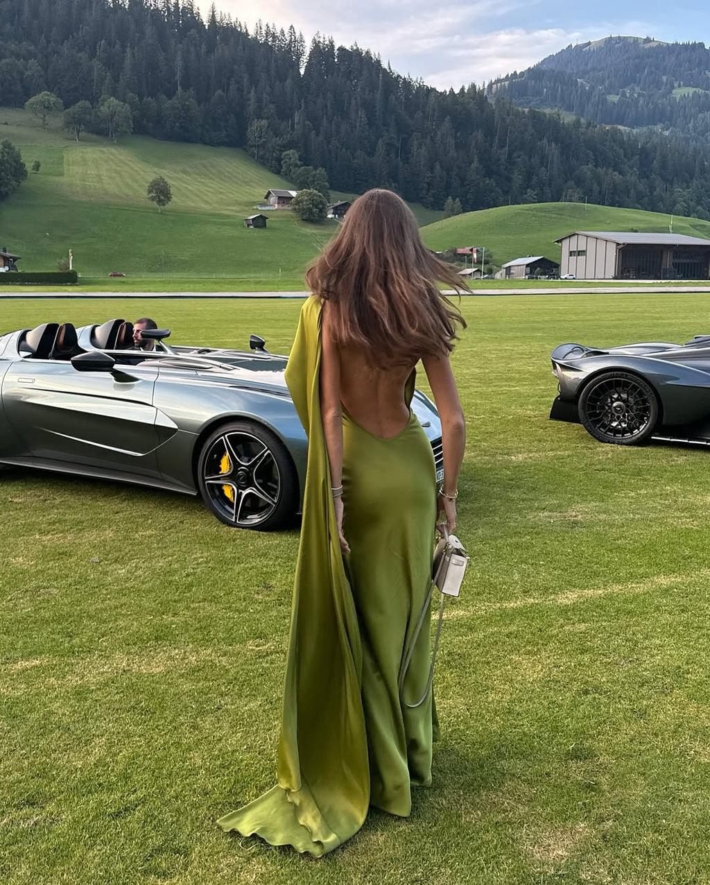 Valentina™ Cape Gown Dress