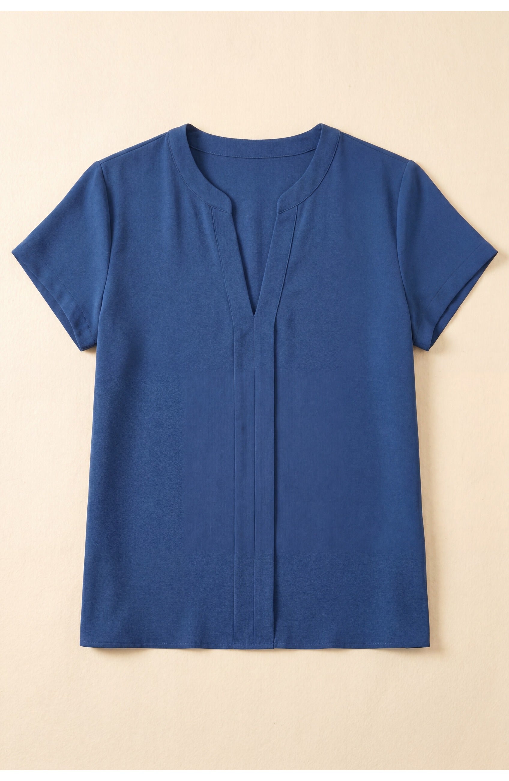 Adèle Women’s Top | V-Neck | Pleated Detail