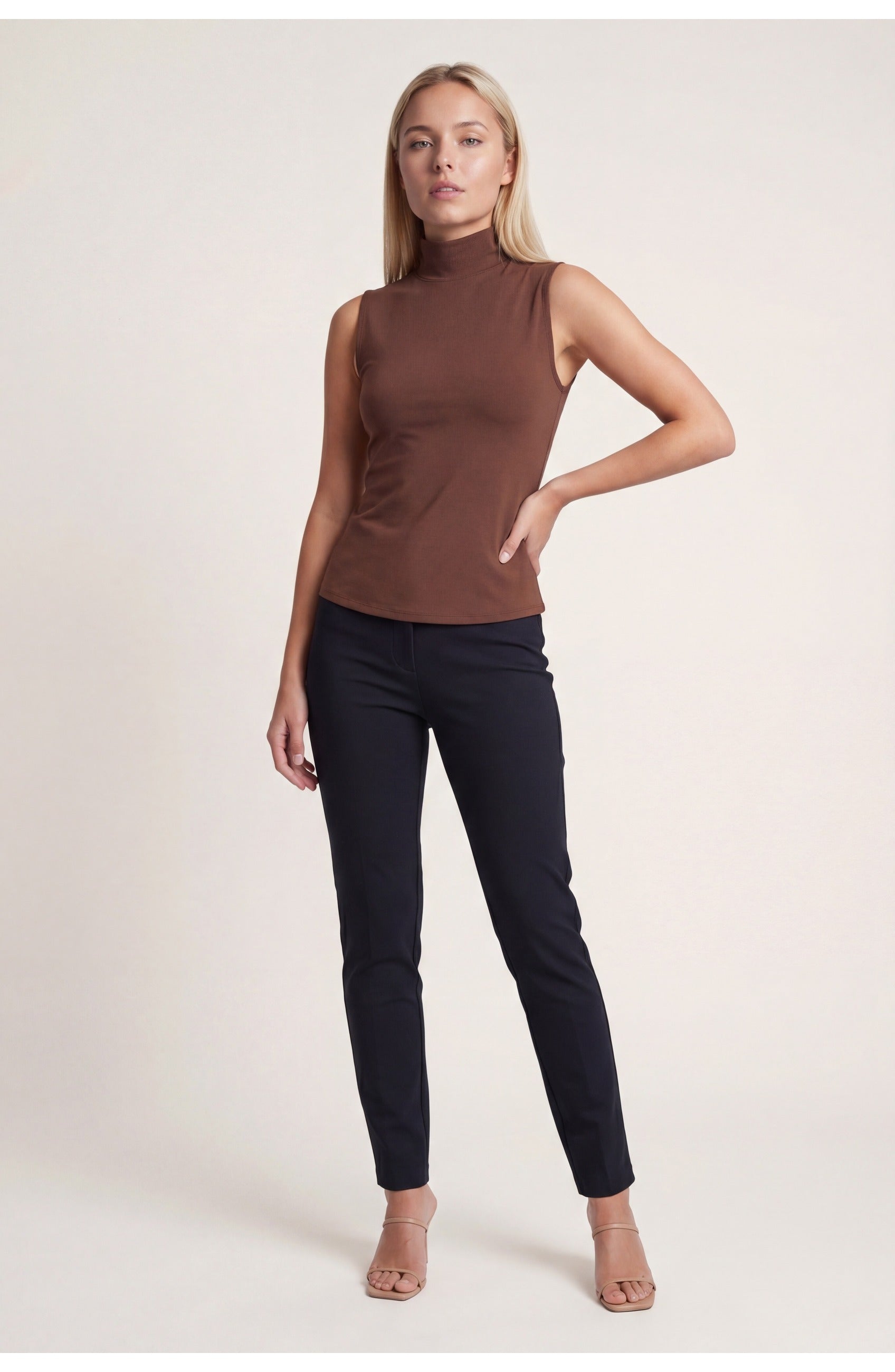 Vivienne Women’s Top | High Neck | Fitted Fit