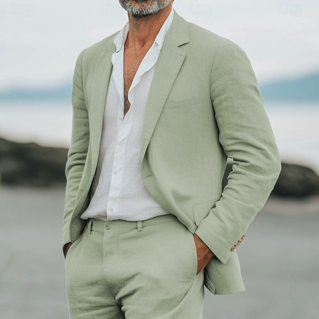 Men’s Linen Set | Blazer and Trousers