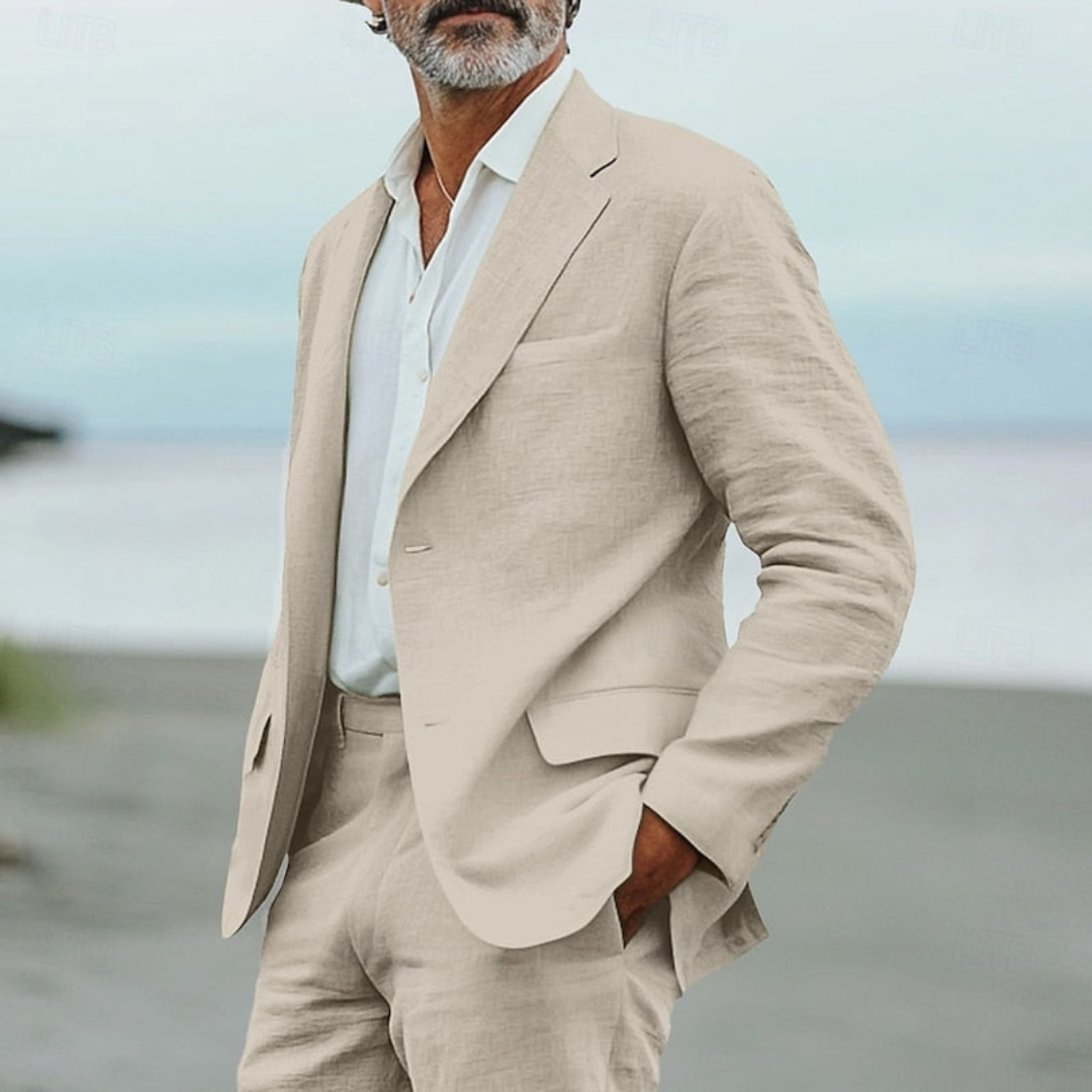 Men’s Linen Set | Blazer and Trousers