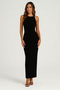 Lumin | Textured Effortless Elegance Midi Dress