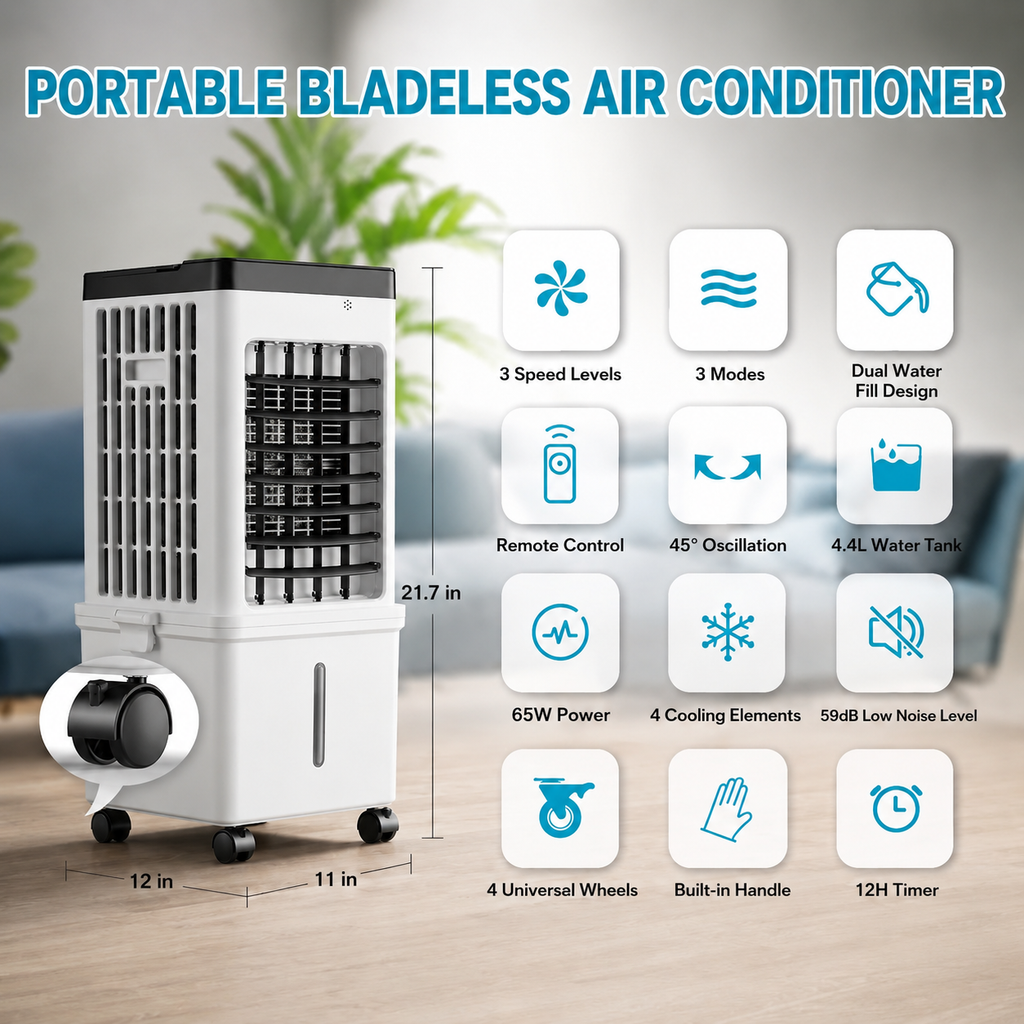 Windowless Portable Air Conditioner | Instant Cooling Anywhere