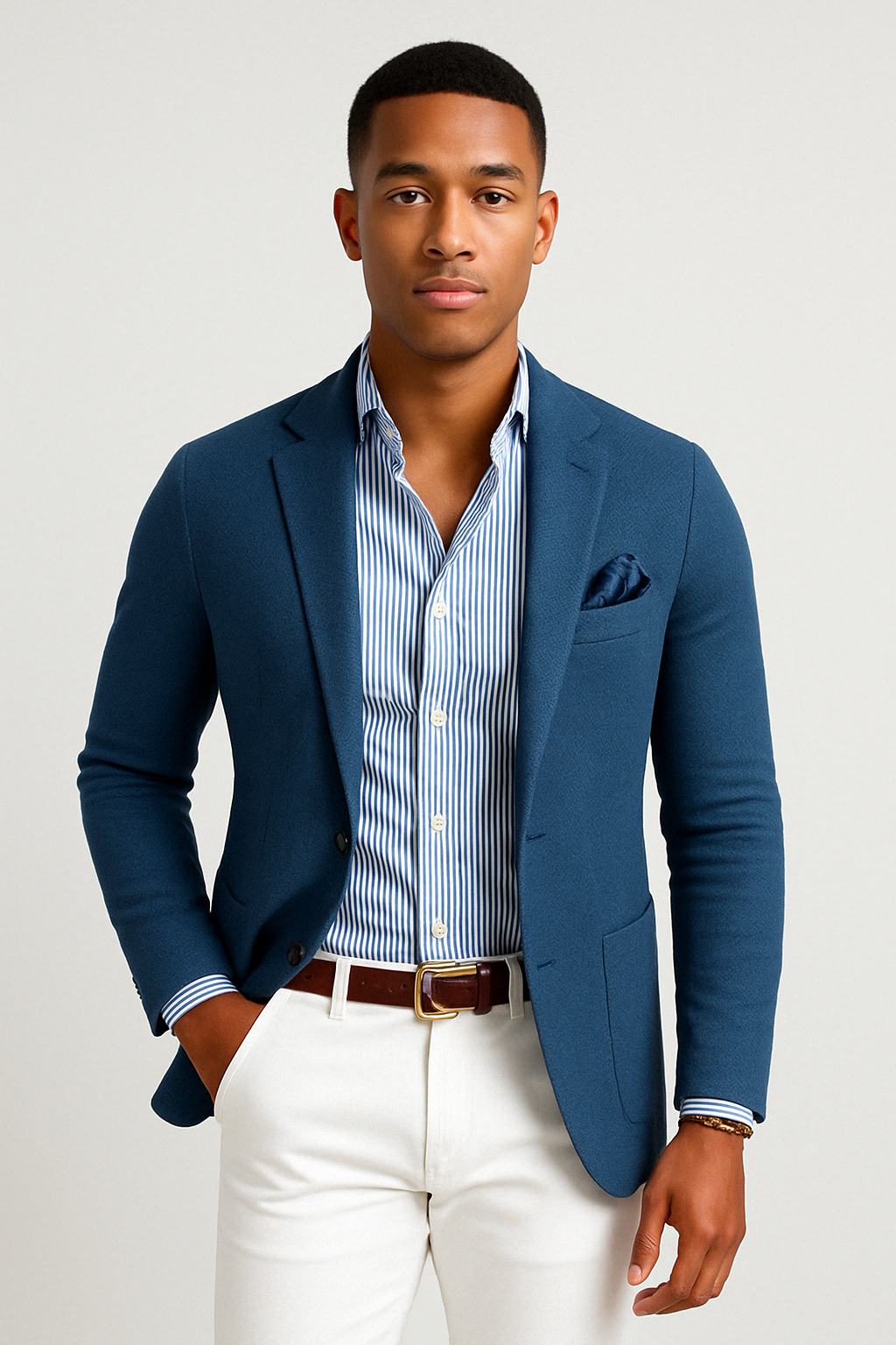Dan | Stylish Men’s Blazer with Casual Flap Pockets