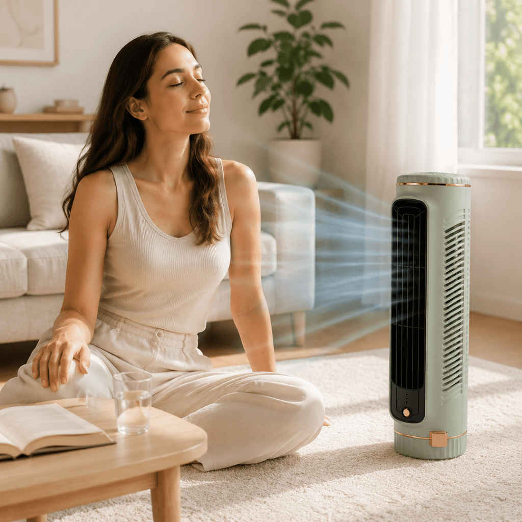AEROTOWER Bladeless 360° Tower Fan