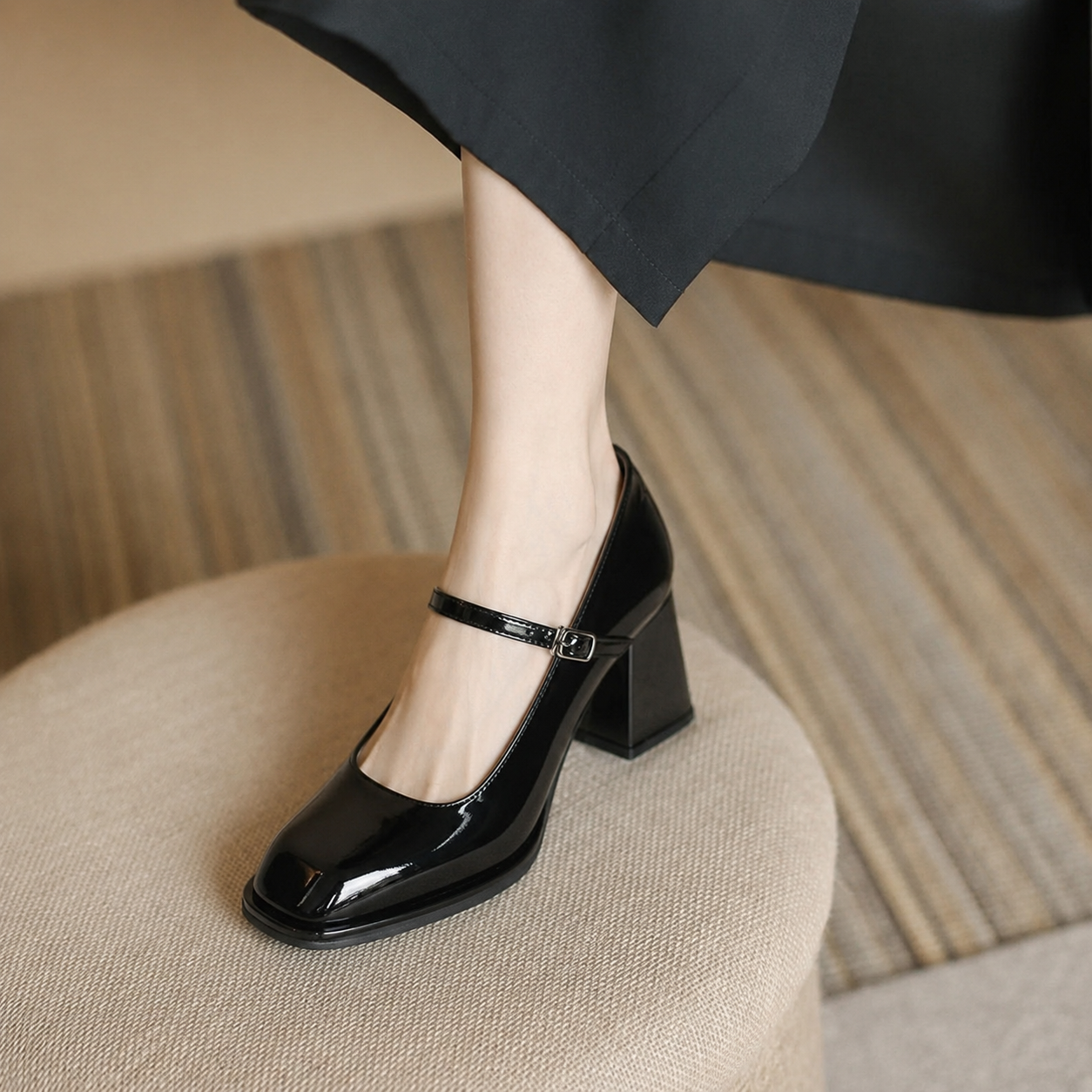 Celeste Elegant Block Heel Sandals