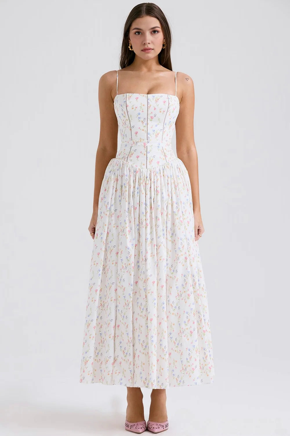 Gisèle Women’s Maxi Dress | Shaping Effect | Floral Print