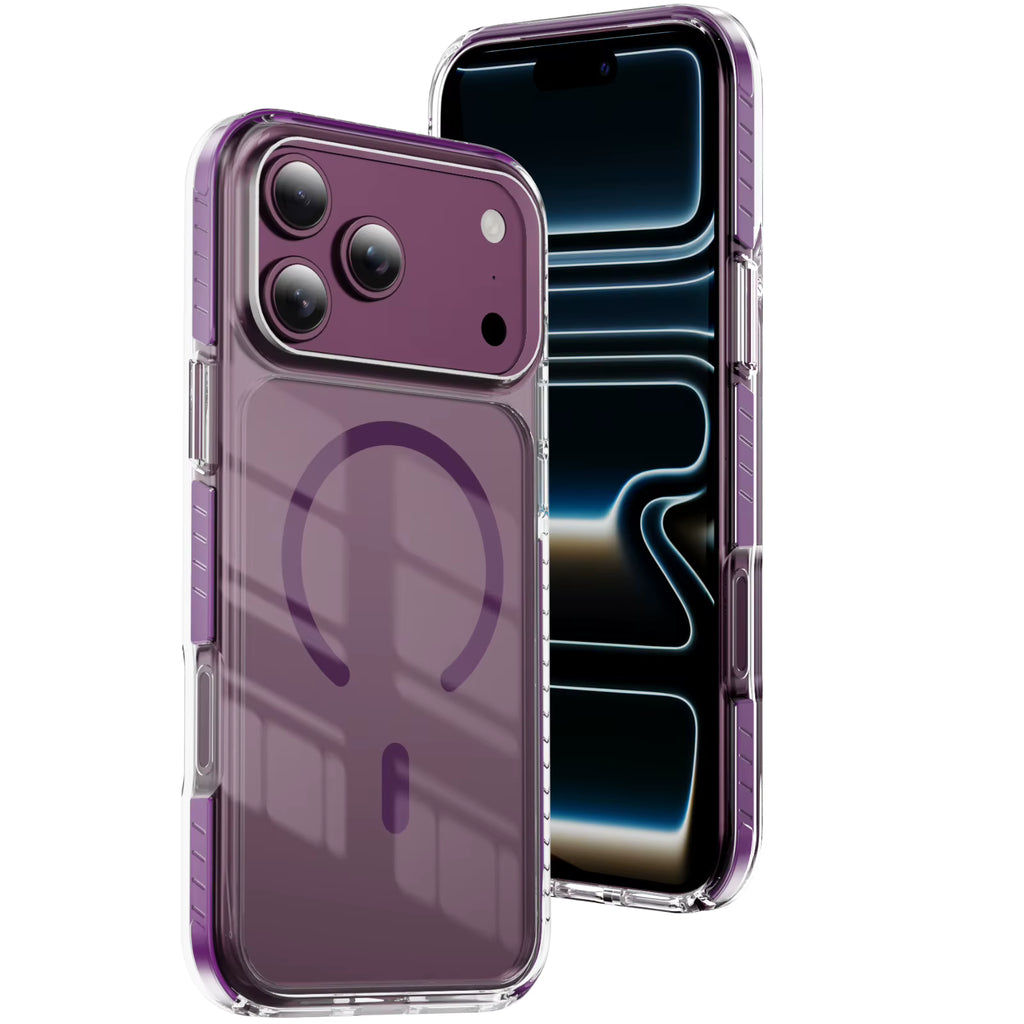 Clear MagSafe Compatible Magnetic Case for iPhone 17 and 18 Pro Max 5