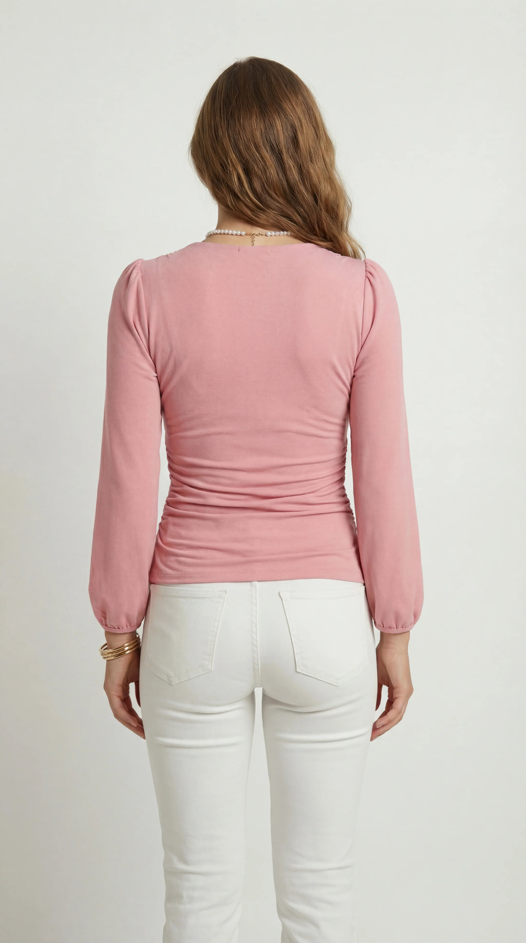 Women’s Top | Wrap Neckline | Long Sleeves