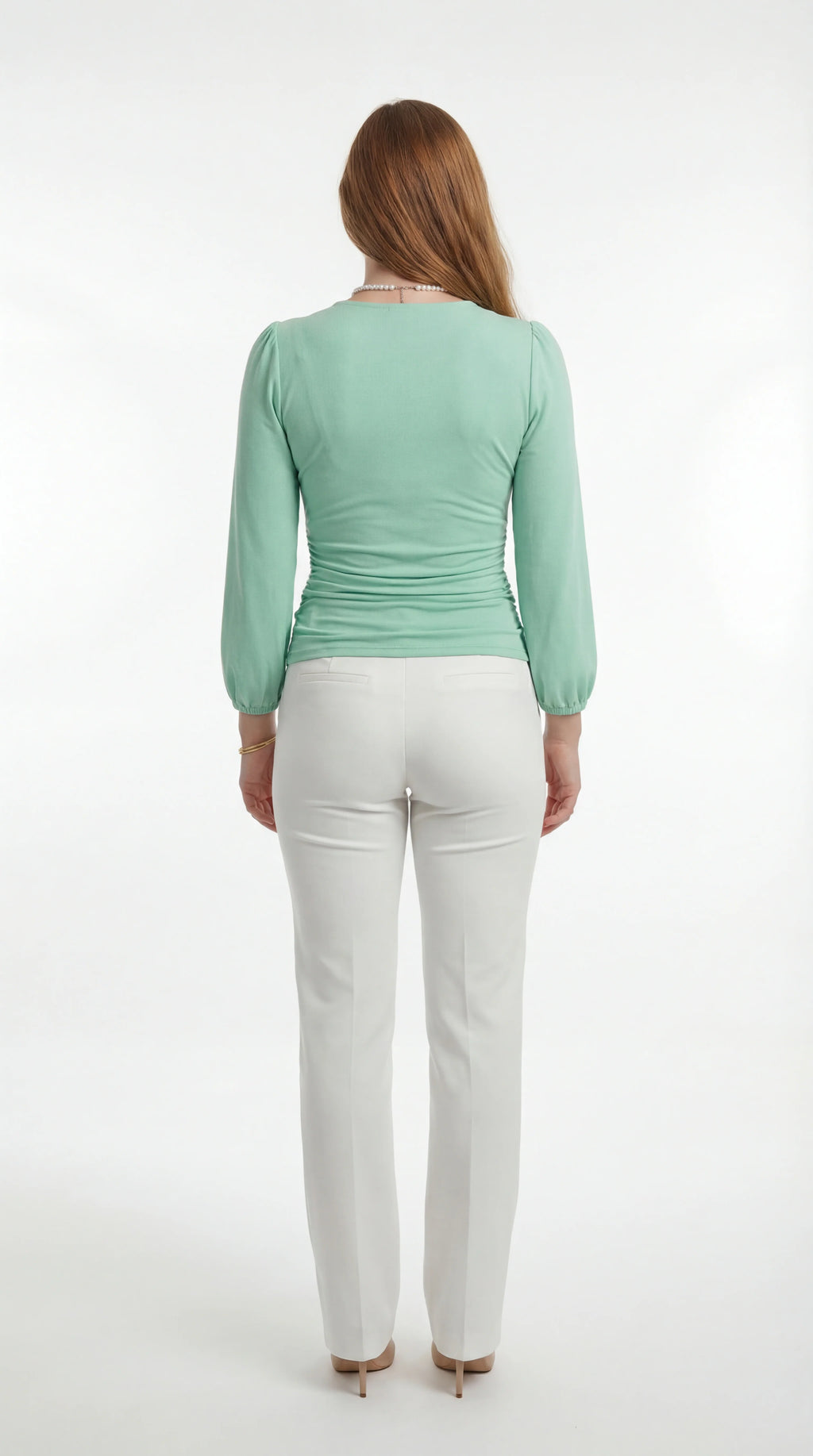 Women’s Top | Wrap Neckline | Long Sleeves