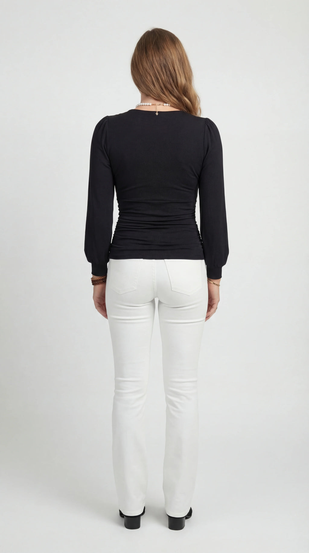 Women’s Top | Wrap Neckline | Long Sleeves