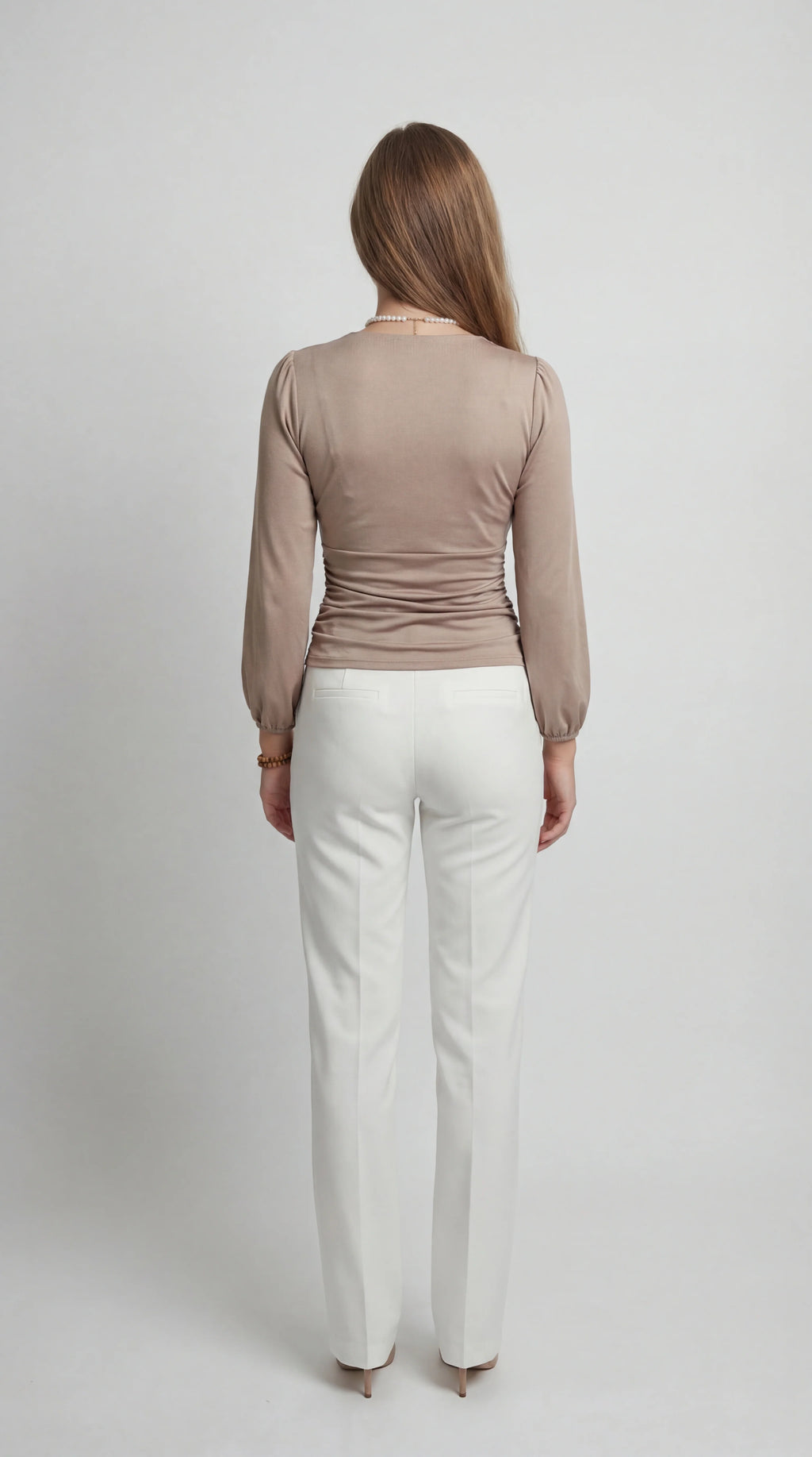 Women’s Top | Wrap Neckline | Long Sleeves