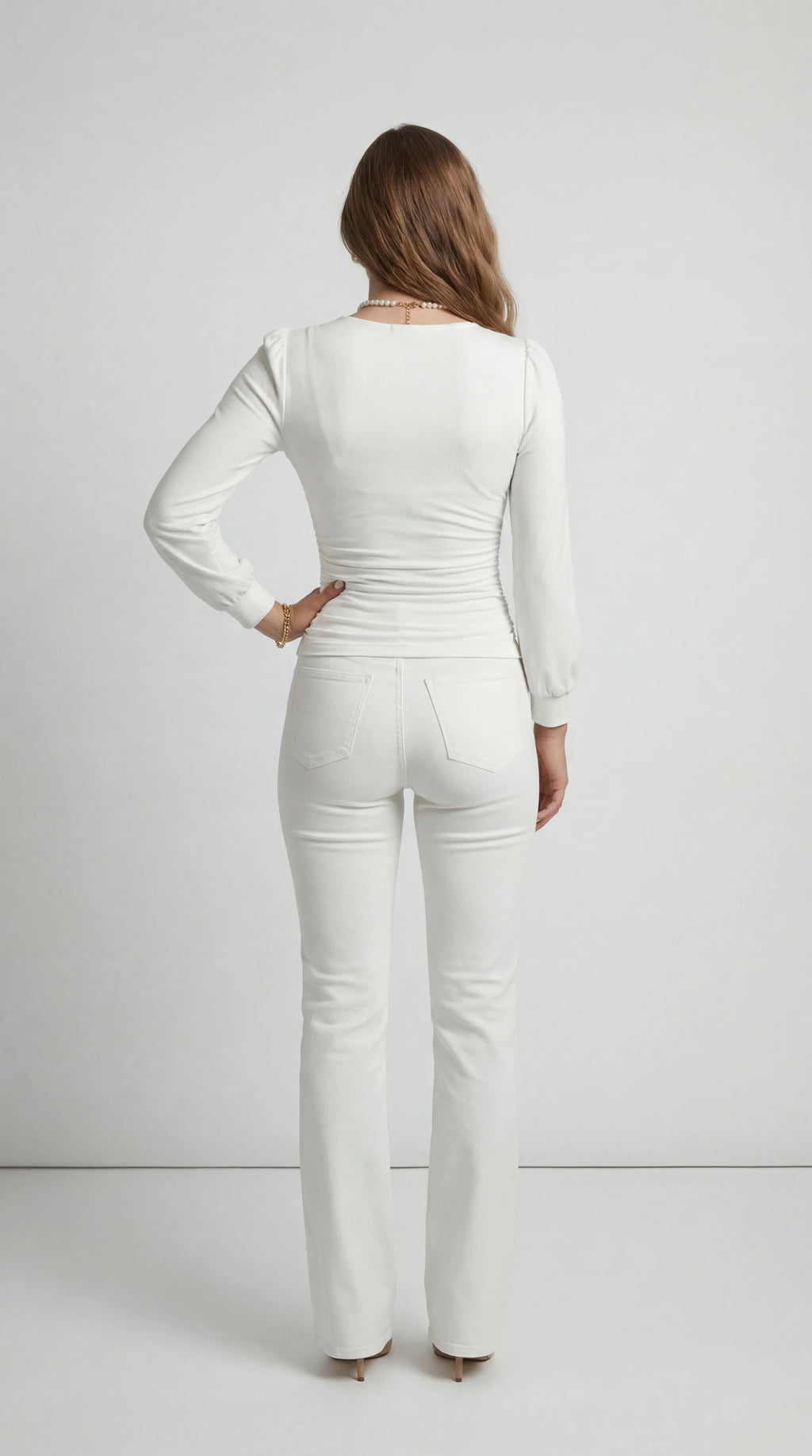 Women’s Top | Wrap Neckline | Long Sleeves