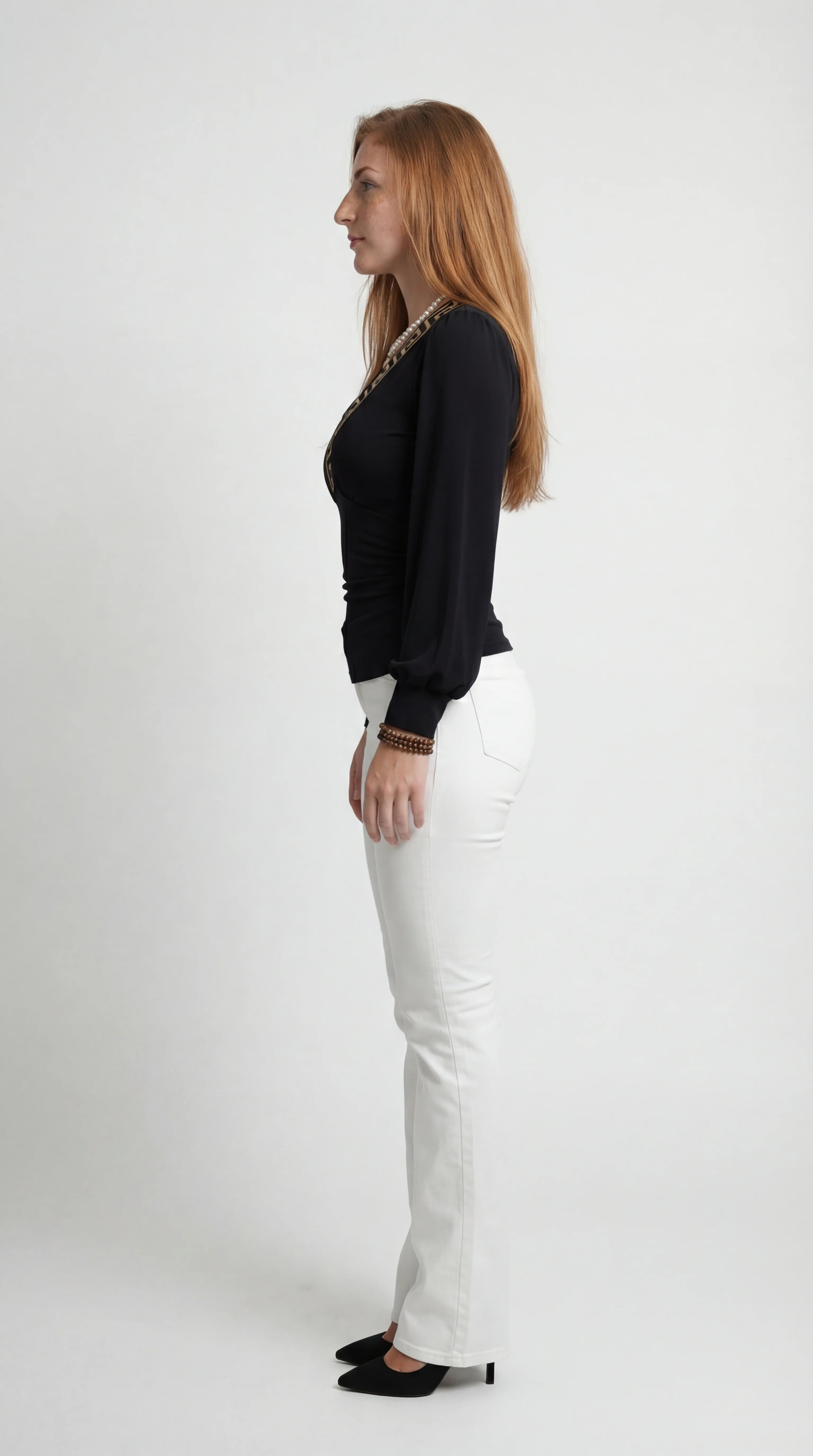 Women’s Top | Wrap Neckline | Long Sleeves