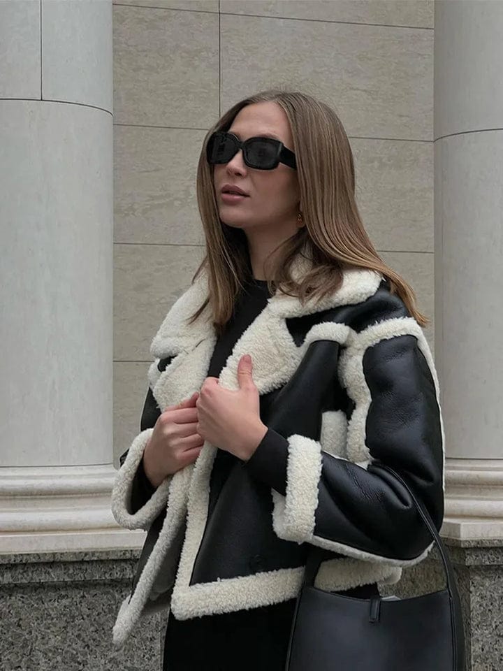 Cropped Loose Fit Winter Jacket for Women - Versatile Casual Layering 2