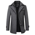 Daan | Men's Lapel Collar Adjustable Cuff Coat
