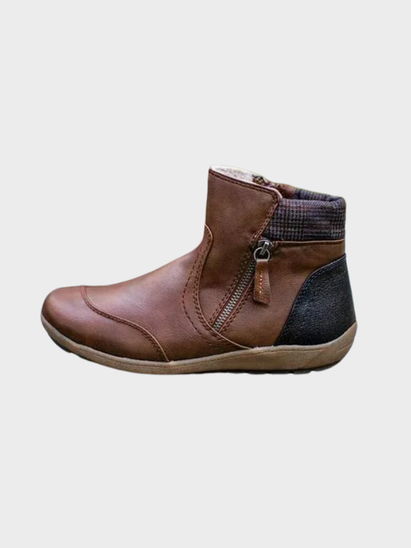 Women's Ankle Boots with Waterproof Design and Supportive Sole