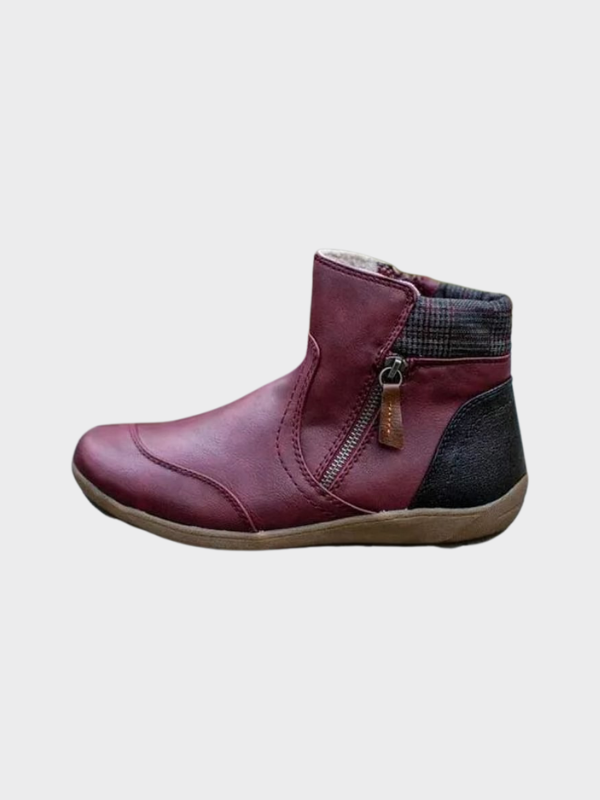 Women's Ankle Boots with Waterproof Design and Supportive Sole