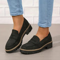 Women's Penny Loafers with Thick Sole