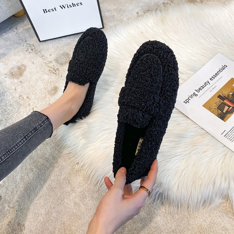 Women's Soft Slippers with Shoe-Inspired Design