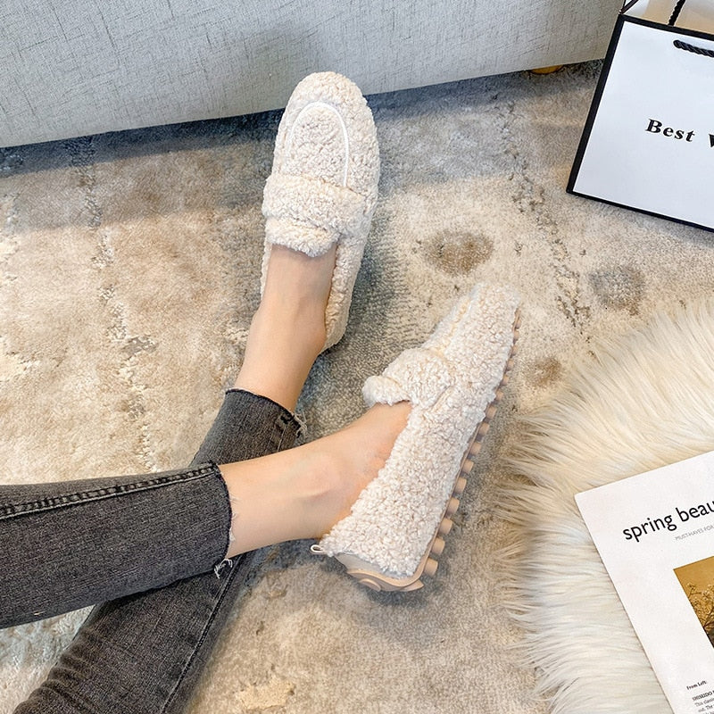 Women's Soft Slippers with Shoe-Inspired Design