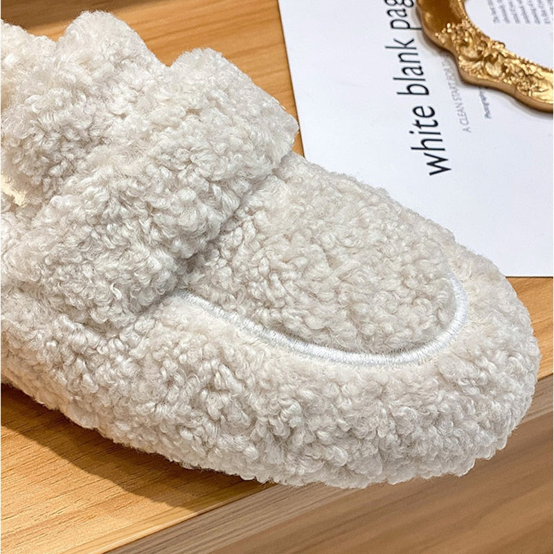 Women's Soft Slippers with Shoe-Inspired Design