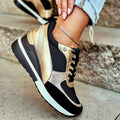Women's Sneakers with Gold Accents Sneakers with Gold Accents