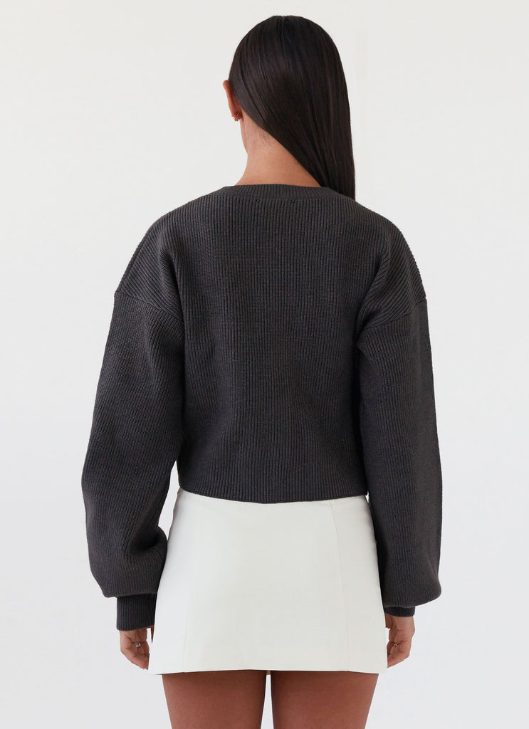 Darya Knitted Cardigan | Cropped Design with Wide Sleeves