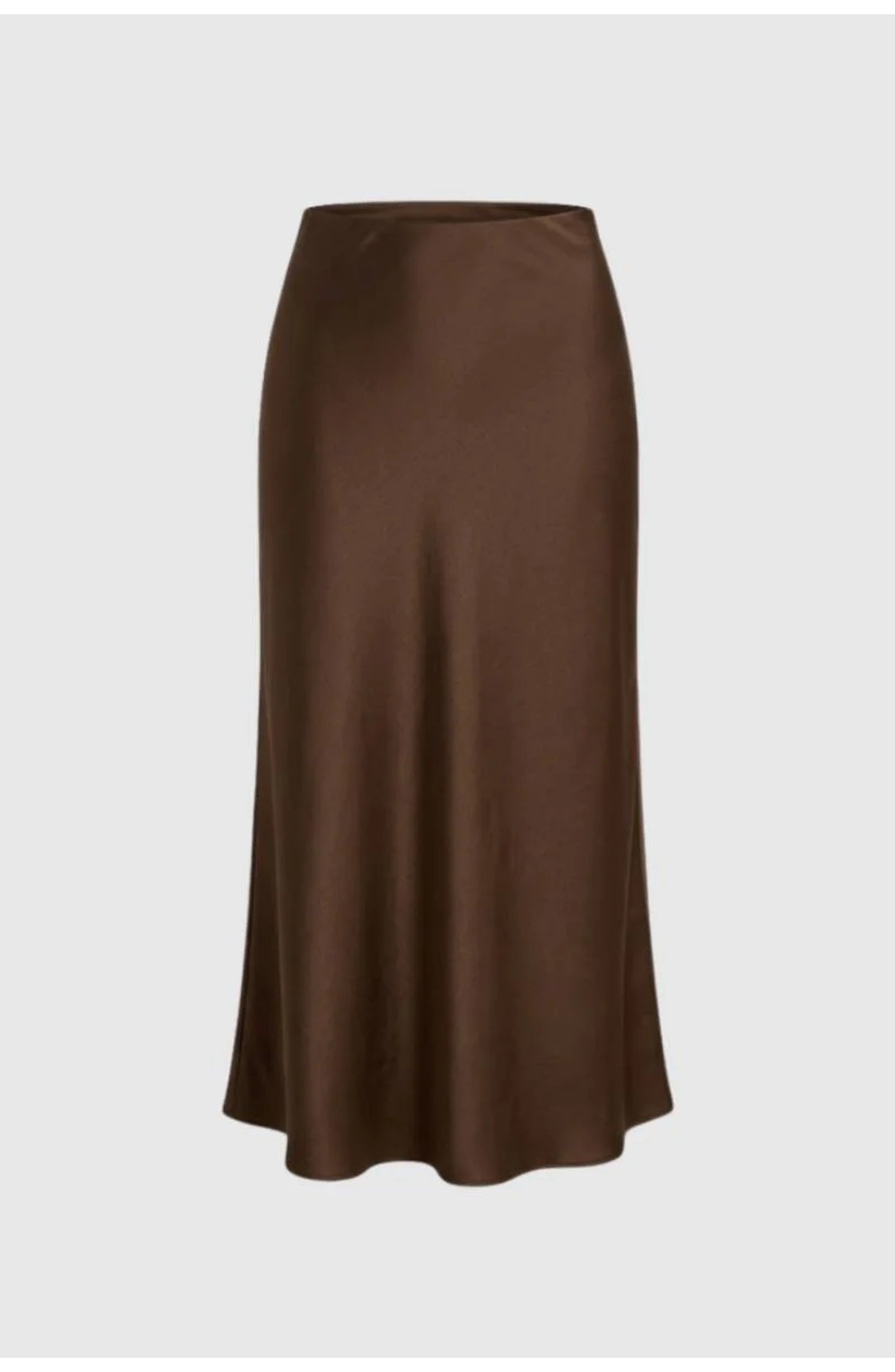 Women’s Satin Midi Skirt | A-Line | High Waist
