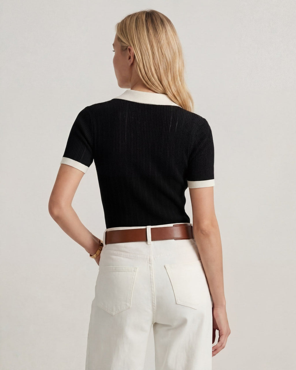 Celeste Women’s Polo Shirt | Classic Collar with Button Closure | Fitted Fit